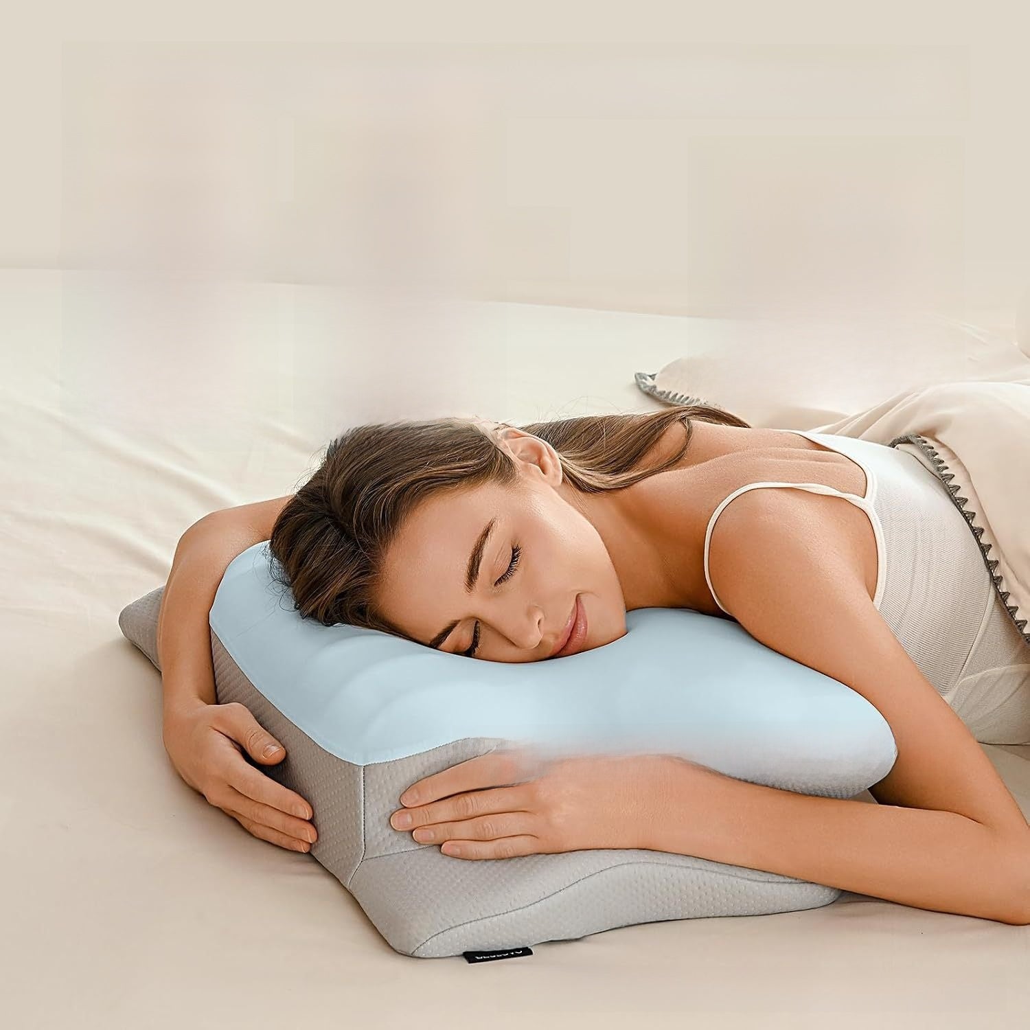 Butterfly Shape Memory Foam Cooling Neck Pillow